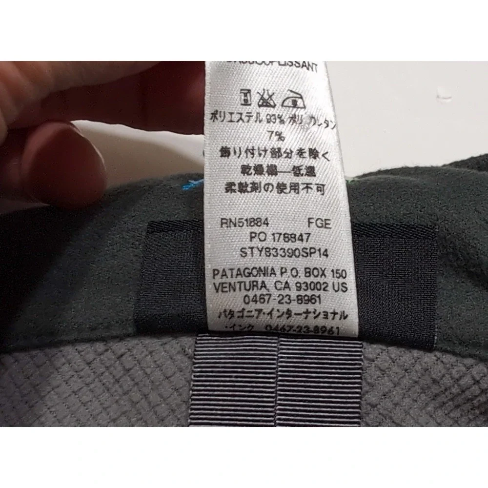 PATAGONIA Men's Adze Jacket Polartec Windbloc 83390 Filtration Group Gray XL